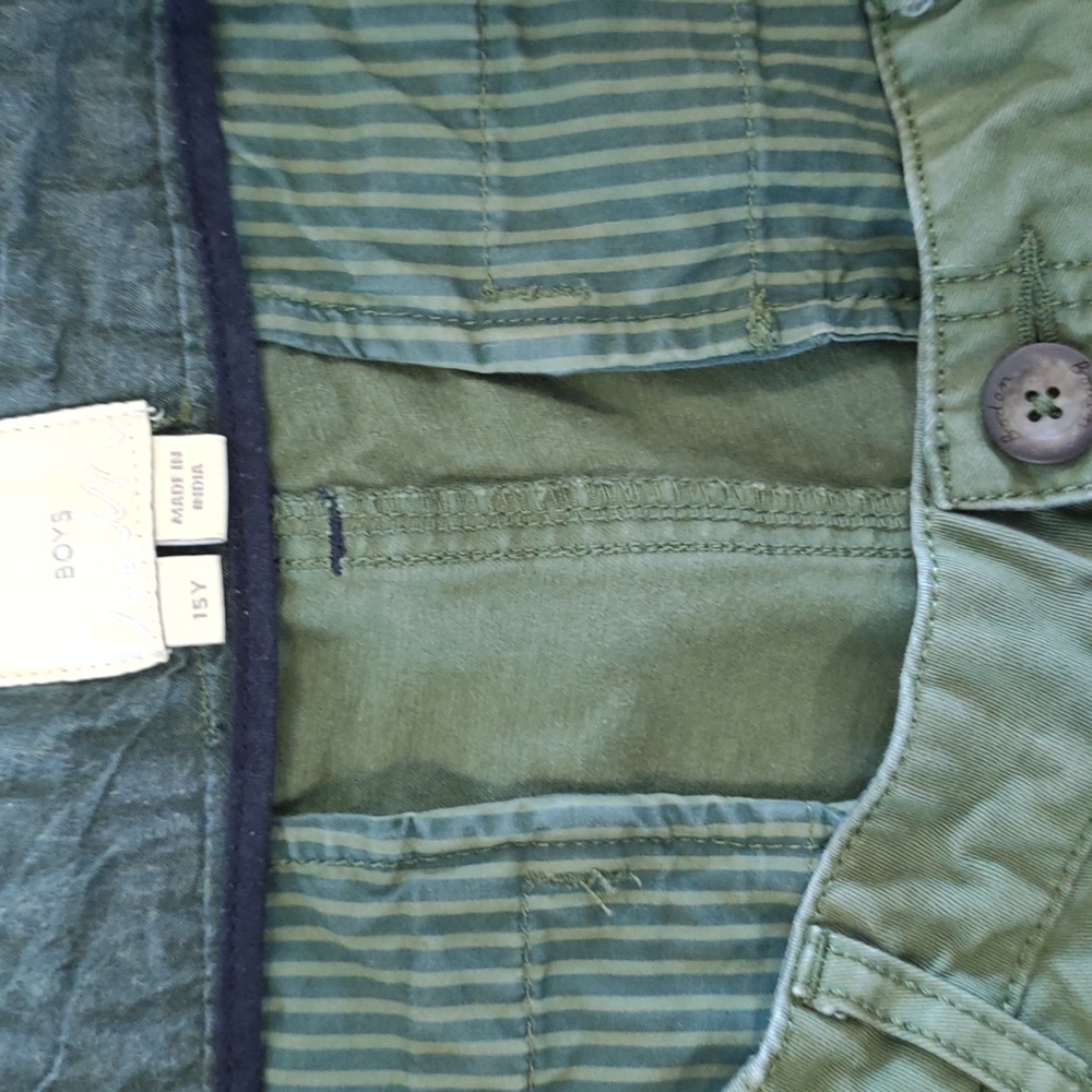 Boy shorts, Biden, Size 15 Y, army green color, NWOT - Picture 3 of 4